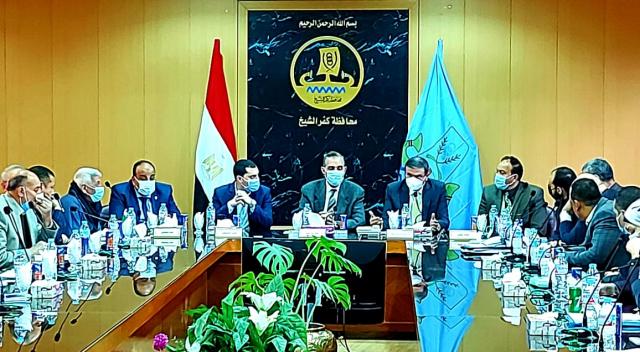 رئيس البنك الزراعي المصري  مع المحافظين والنواب