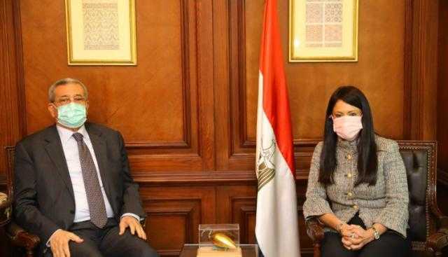 وزيرة التعاون الدولي تبحث مع سفير الجزائر العلاقات الاقتصادية المشتركة بين البلدين