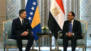 «مدبولي»: مصر تأمل في تعزيز مستويات التبادل التجاري مع البوسنة والهرسك