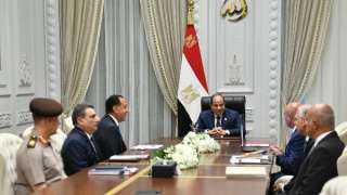 السيسى يبحث مستجدات تحديث وتشغيل الموانئ والمونوريل والقطار السريع