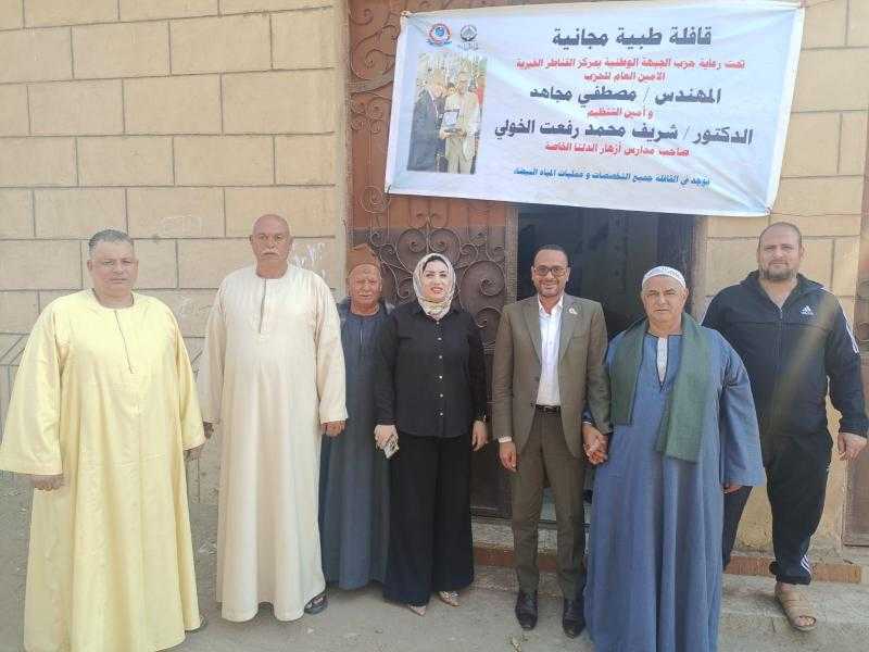 قافلة طبية مجانية بقرية ” الأخميين ” بالقناطر الخيرية