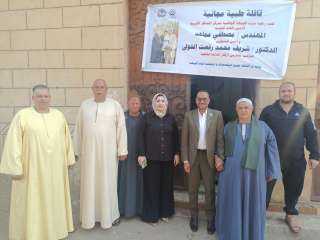 قافلة طبية مجانية بقرية ” الأخميين ” بالقناطر الخيرية