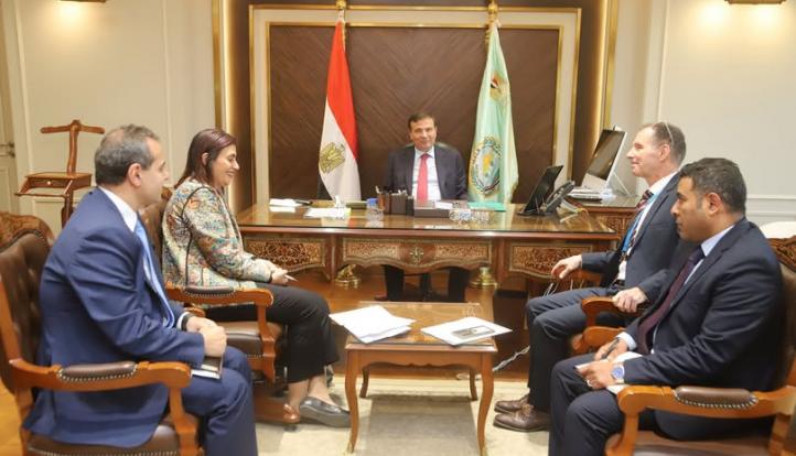 وزير الزراعة يلتقي مدير برنامج الأغذية العالمي بمصر لمتابعة مشروعات التعاون المشترك