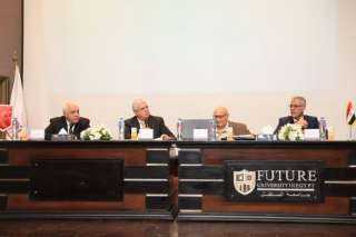 وزير التعليم العالي يترأس اجتماع مجلس الجامعات الخاصة بجامعة المستقبل