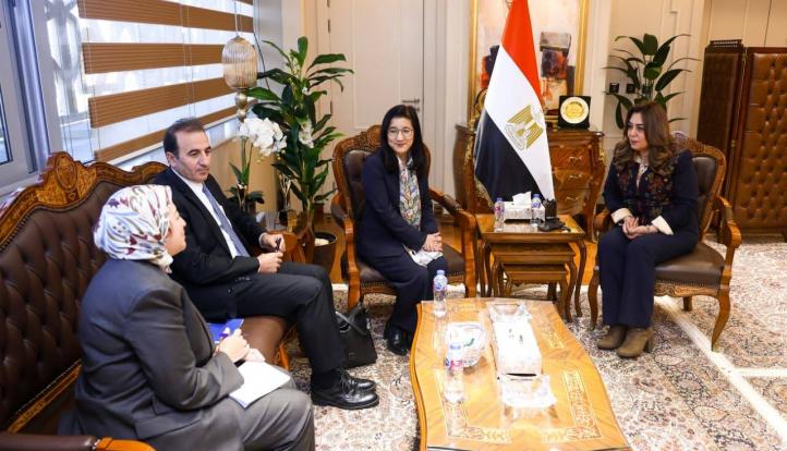 وزيرة التنمية المحلية تبحث مع الممثلة المقيمة لبرنامج الأمم المتحدة الإنمائي ملفات التعاون المشتركة