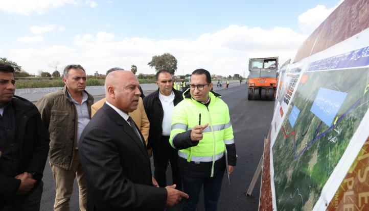 وزير النقل يتفقد مواقع العمل بمشروع إنشاء طريق حر شرق الرياح التوفيقي في المسافة من بنها حتى المنصورة بطول 73 كم