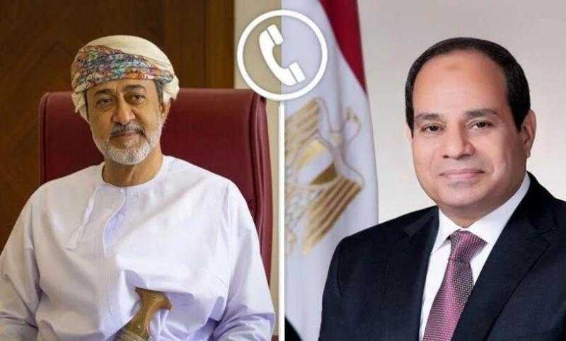 السيسي يبحث مع نظيره العماني تطورات التصعيد العسكري في المنطقة