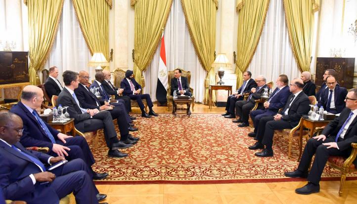 رئيس مجموعة البنك الدولي يشيد بدور البنك المركزي المصري في خفض التضخم وقيادة السياسة النقدية