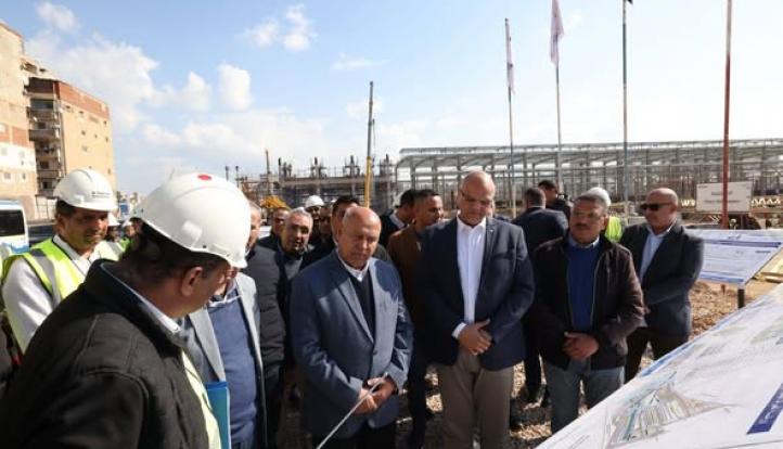 وزير النقل يتفقد محطات مشروع المرحلة الأولى من مترو الإسكندرية