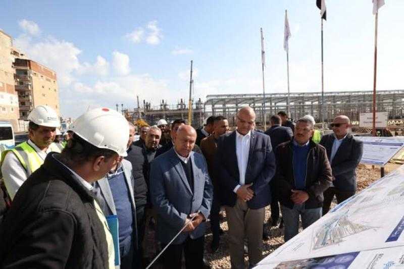 وزير النقل يتفقد محطات مشروع المرحلة الأولى من مترو الإسكندرية