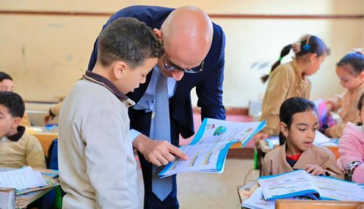 وزير التعليم يفاجئ مدارس الغربية بزيارة لمتابعة الانضباط والاختبارات الشهرية