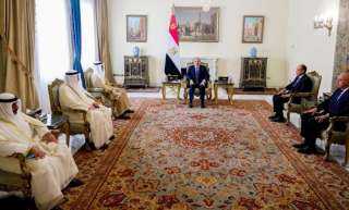 السيسي يستقبل الصباح ويؤكد: أمن الكويت امتداد للأمن القومي المصري