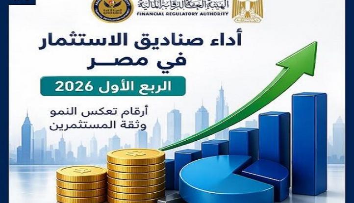 الرقابة المالية تصدر أول تقرير لأداء صناديق الاستثمار في مصر عن الربع الأول من 2026