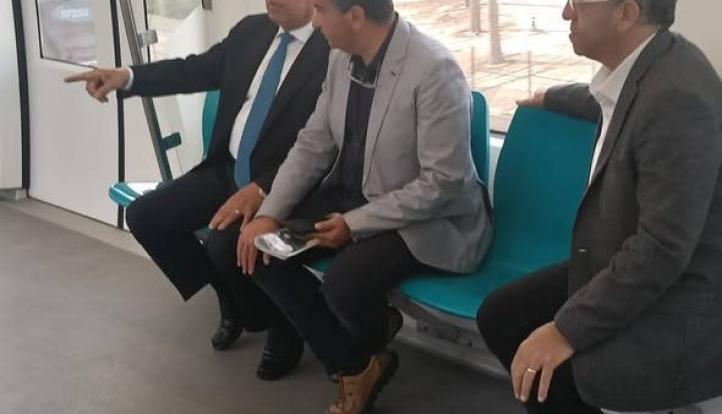 وزير النقل يستقل مونوريل شرق النيل من القاهرة الجديدة للعاصمة الإدارية للاطمئنان على تشغيل المرحلة الأولى