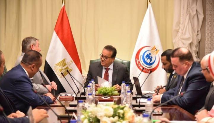 وزير الصحة يبحث توطين تكنولوجيا تصنيع كواشف فصائل الدم في مصر بالتعاون مع DIAGAST وThink Pro