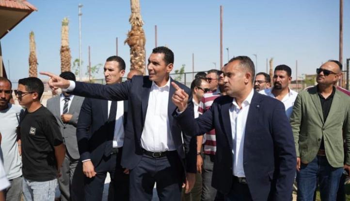 وزير الشباب يتفقد المنشآت الرياضية بمشروعات الإسكان في العلمين الجديدة ويبحث آليات إدارتها وتشغيلها