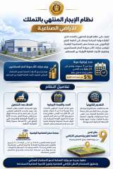 تعرف على نظام الإيجار المنتهي بالتملك للأراضي الصناعية