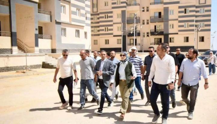 وزيرة الإسكان تتابع تنفيذ مشروعات المرحلة العاجلة بالسويس الجديدة